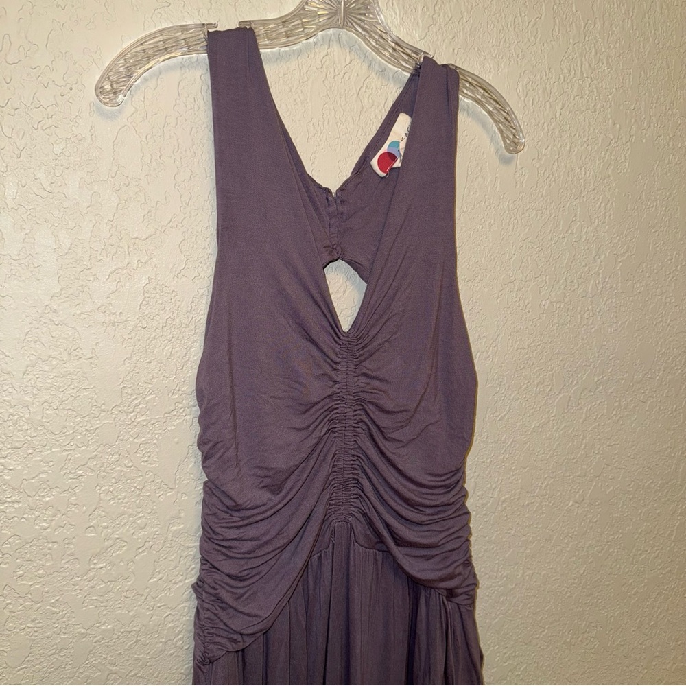 FREE PEOPLE BEACH Kit Open-Back One-Piece in Purple - Picture 5 of 7